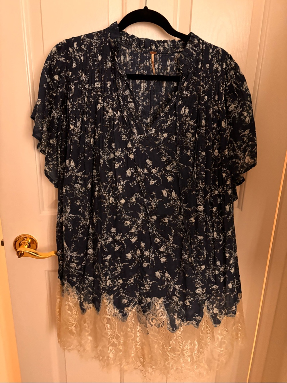 Free People Marigold mini dress with lace - Picture 2 of 4